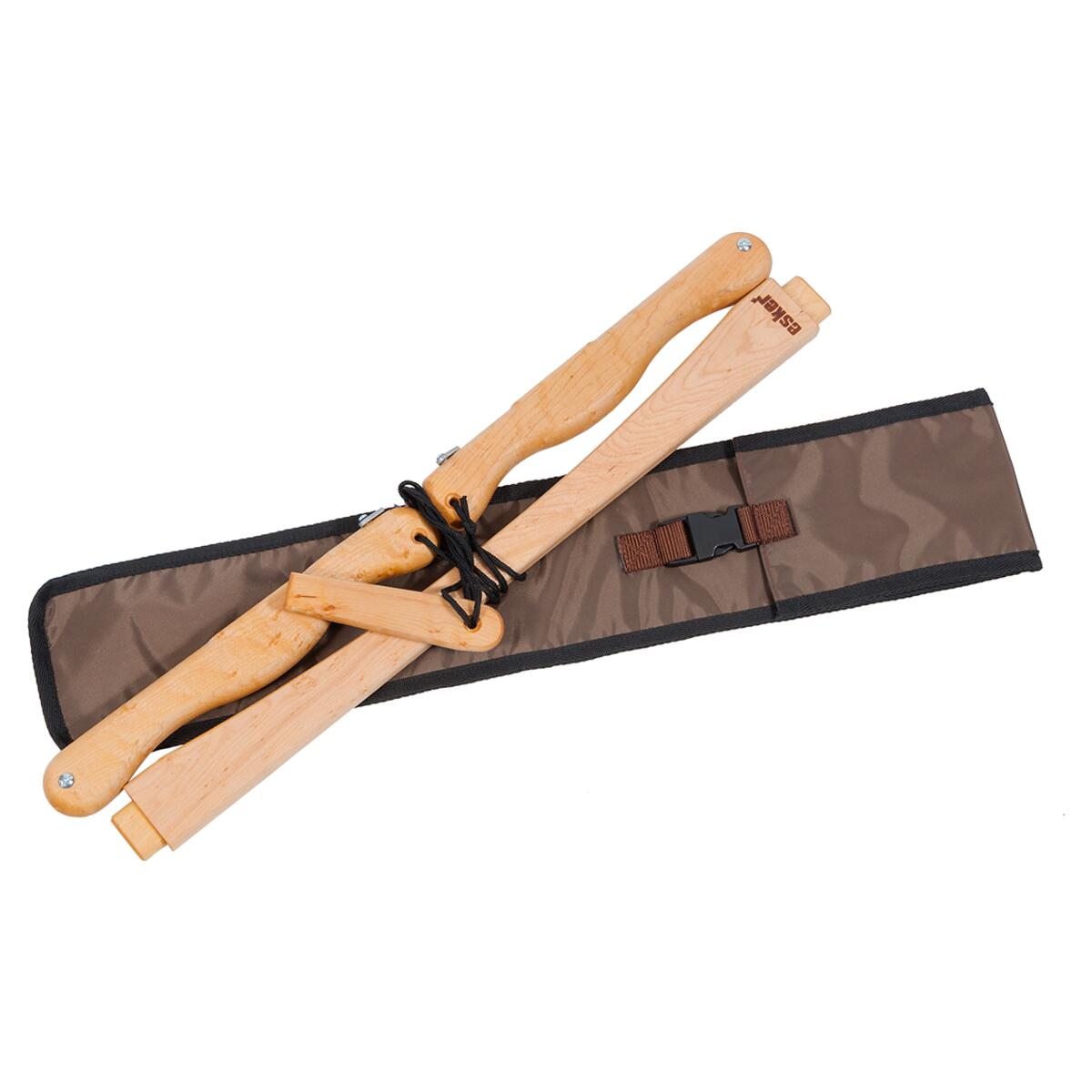 Esker 24"Bird’s Eye Maple  Folding Bucksaw with Bag