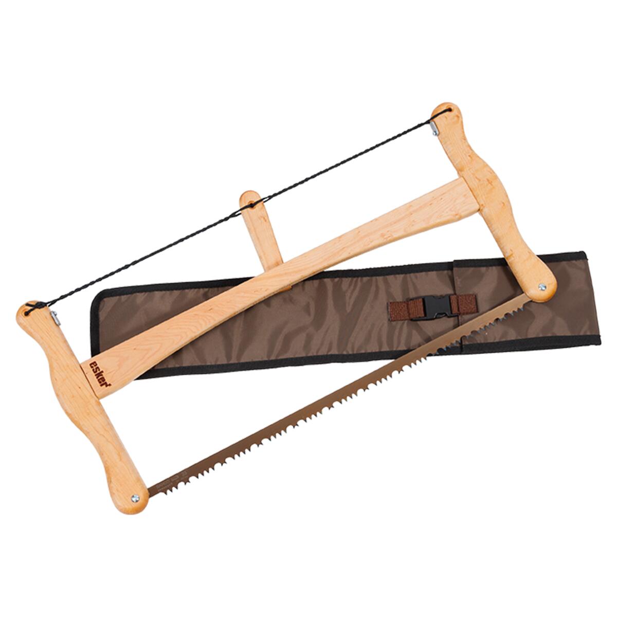 Esker 24"Bird’s Eye Maple  Folding Bucksaw with Bag