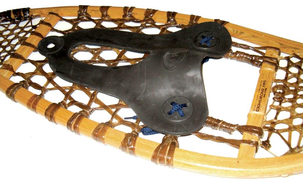 Rubber Bindings for Wood Snowshoes