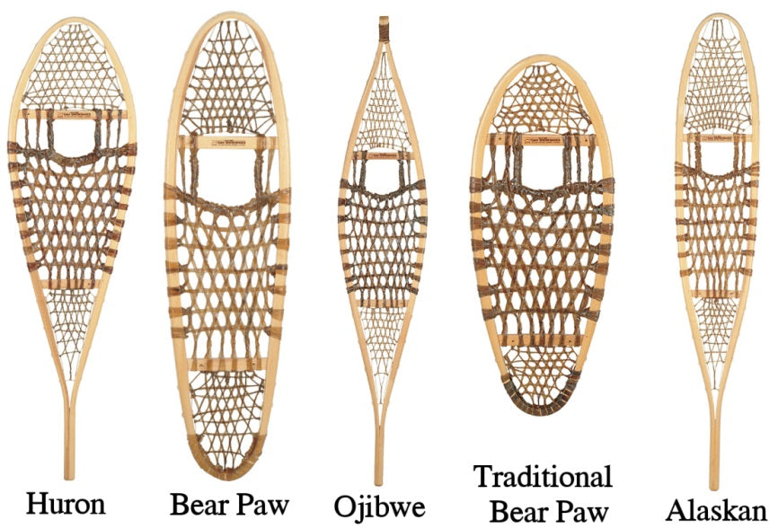 2021- 22 Season Inventory of Traditional Wood Snowshoes
